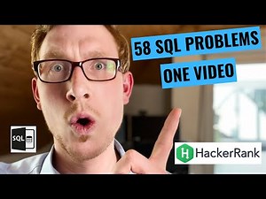 ALL Hackerrank SQL Solutions in ONE Video! | Easy Medium Hard Problems