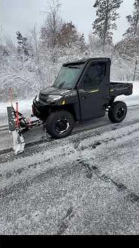 Polaris Ranger 1000xp Northstar Glacier Plow!