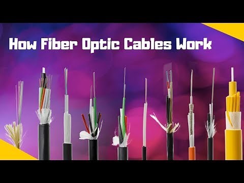 How do fiber optic cables work?