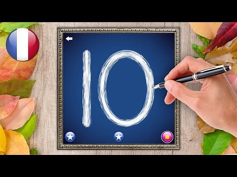 Apprendre à écrire les chiffres 1 à 10 en français (Numbers in French) | Letter School