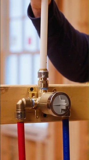 Installing a single-handle shower valve