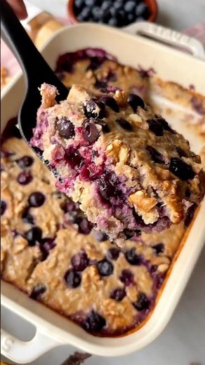 Blueberry Baked Oatmeal