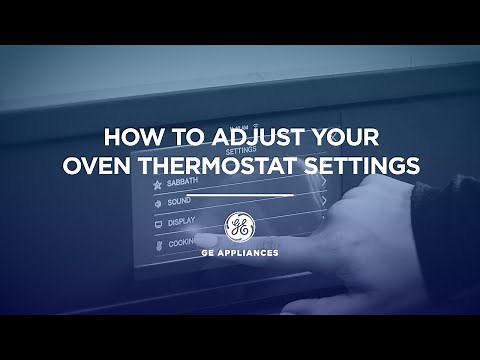 Oven Temperature Adjustment - LCD control panel