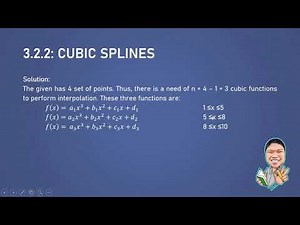 3.2.2: Cubic Splines