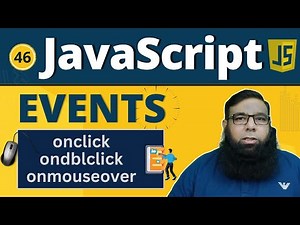 Master Events in JavaScript | Event Handlers Explained | Class 46 Description: