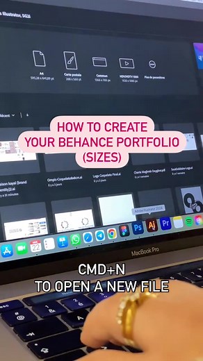 How to Create Behance Portfolio Sizes | Graphic Design Tutorial