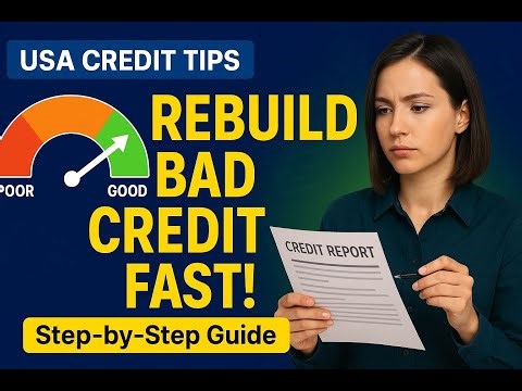 How to Rebuild Bad Credit