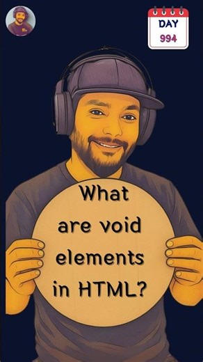 Void Elements in HTML #coding #html5 #shorts
