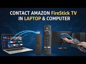 Contact Amazon FireStick Tv In Laptop & Computer | How to connect fire Tv stick to your Laptop / Pc