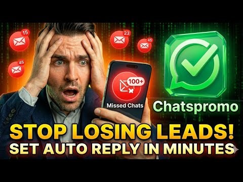 Stop Losing Customers! Set 24/7 AI Auto Reply in 2 Minutes (2026)