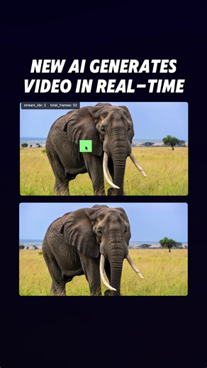 New AI model “MotionStream”just dropped, and it’s the first AI that generates video in real-time while you control it. Here’s what makes it insane: you can literally paint motion paths with your mouse, and the video generates instantly as you draw. Want a camera to push forward? Drag your cursor. Want an object to fly across the screen? Draw the path and watch it happen live. It runs at 29 frames per second with less than half a second of delay. That means you’re controlling video generation lik