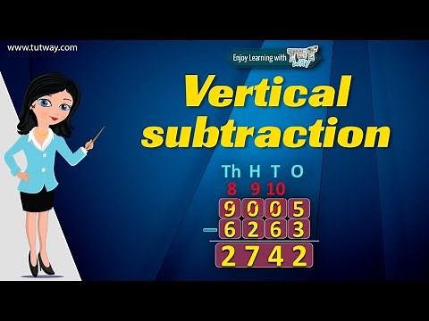 Vertical subtraction