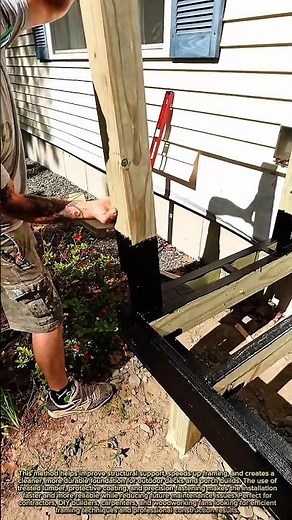 How to Build a Strong Deck Frame Like a Pro | Fast Porch Post Installation Tutorial