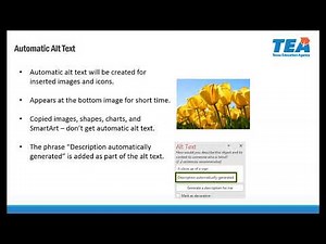 Accessibility Document Training - Word