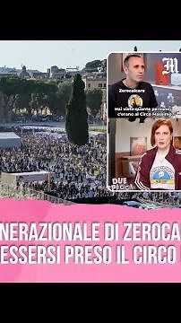 The generational revenge of Zerocalcare, the first cartoonist to take over the Circo Massimo