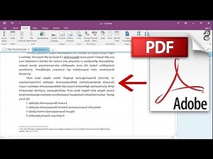 How to Insert PDF's into OneNote: Add PDF File to OneNote