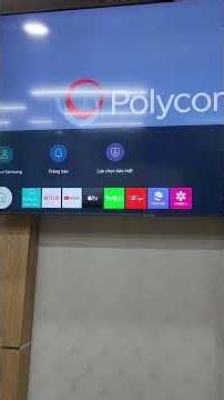 How to use the polycom for an online conference by an engineer at EVNHGC