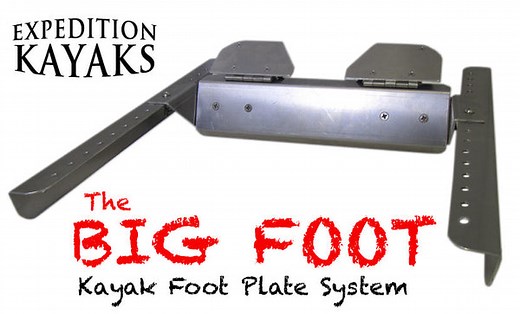 The Big Foot Kayak Foot Plate System
