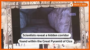 Scientists reveal hidden corridor in Great Pyramid of Giza