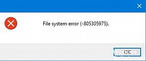 Cómo reparar el error del sistema de archivos (-805305975) en una PC con Windows - Boletín de Windows