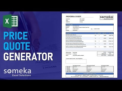 Excel Quotation Generator with Database | Make Quotation in Excel!