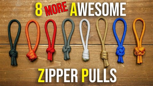 Easy and Fun: 8 Paracord Zipper Pulls You Can Make