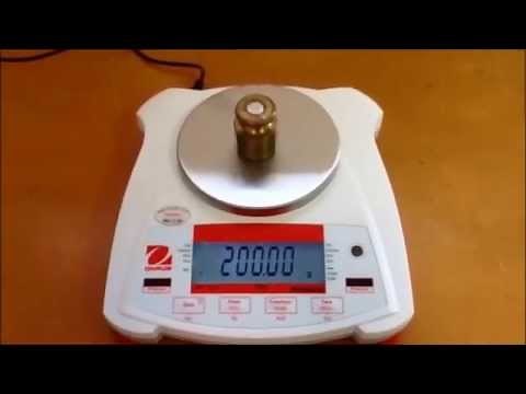 Ohaus Navigator Calibration