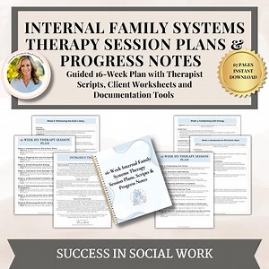 Internal Family Systems Therapy Workbook, IFS Session Plans, Scripts & Progress Notes for Therapists IFS Client Handouts, IFS Cheat Sheet - Etsy