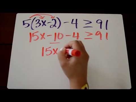 Solving Multi-Step Inequalities Tutorial