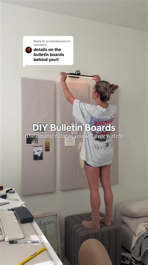 DIY Bulletin Board Tutorial for Office Decor