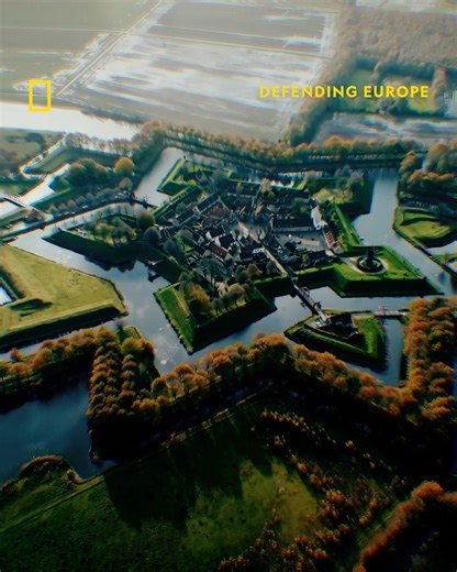 Explore the military history of the Netherlands in a new series, Defending Europe. Take a closer look at the fortress of Bourtange, Fort Honswijk and how the Dutch Waterline used water as a weapon. Tune in to Defending Europe. Mondays at 9pm on National Geographic UK. | National Geographic UK
