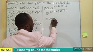 How to apply the concept of scientific notation in solving decimal fractions | Taxonomy online mathematics
