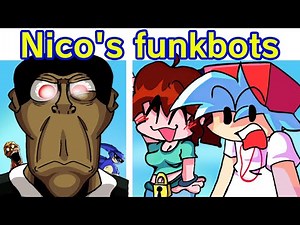 Roblox: Nico's Funkbots: Reimagined DEMO | Nico's Nextbots Chased (Obunga)