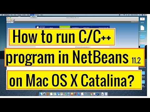 How to run C/C++ program in Apache NetBeans 11.2 on Mac OS X Catalina?