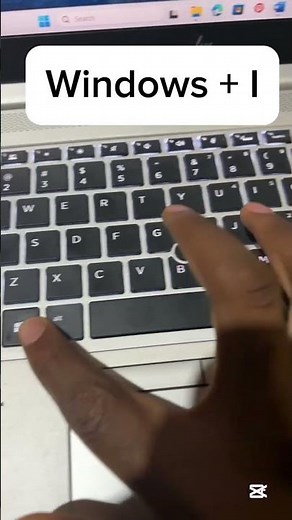 Open Settings Fast 😳 (Keyboard Shortcut)