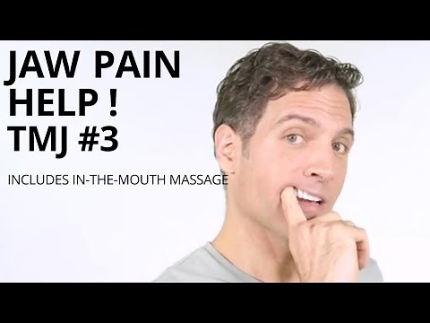 TMJ #3 Massage and Stretches for Jaw Pain - Intra Oral Trigger Point Work - TMD