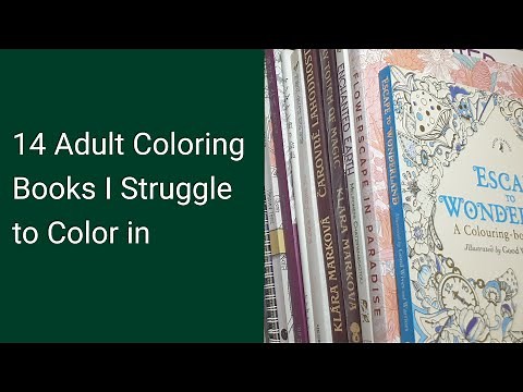 14 Adult Coloring Books I struggle to color in