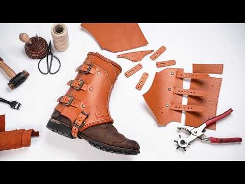 Learn to Make Boot Covers - DIY Leather Tutorial