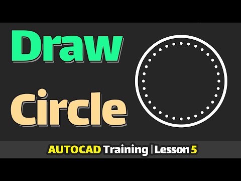 How to Draw a Circle in AutoCAD 🎯 | 6 Easy & Pro Methods | Complete AutoCAD Tutorial | Lesson 5