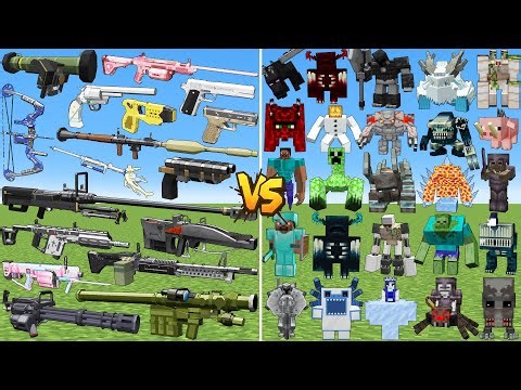 What Superb Warfare Gun Can Defeat The Most Every Strongest Bosses in Minecraft?
