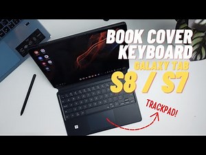 Samsung Book Cover Keyboard Tab S8 / S7 - Unboxing & Impression