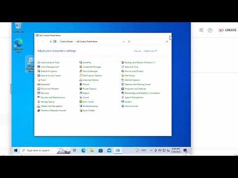 Windows 10 and 11 - Create A Shortcut For The Control Panel