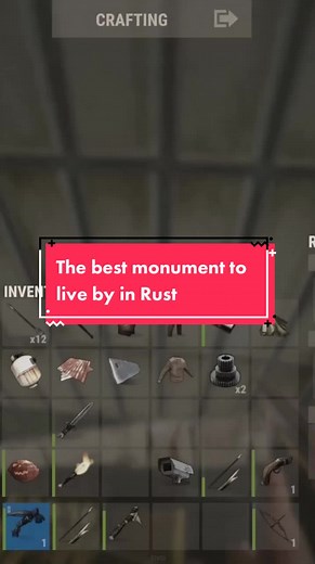 What monument you should live by in Rust #rust #rustgame #videogame #guide #pvp #monument
