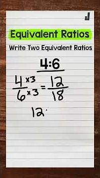 Equivalent Ratios | Math with Mr. J