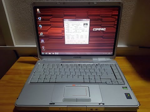 Compaq Presario V2000 specs with CPU-Z (Windows 7)