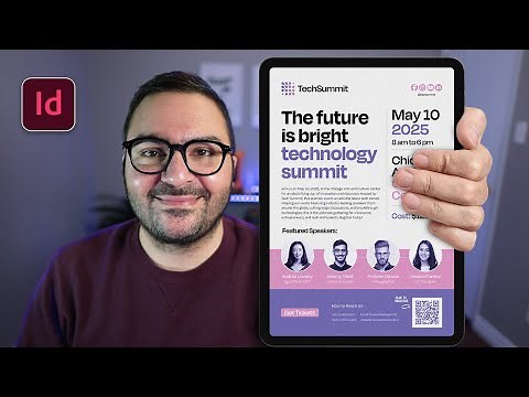 Learn how to create an interactive poster in Adobe InDesign