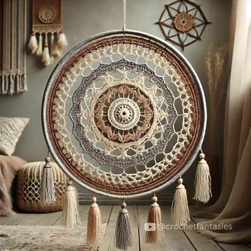 Beautiful Crochet Dreamcatcher Designs | Creative Inspiration & Patterns #crochet #dreamcatcher
