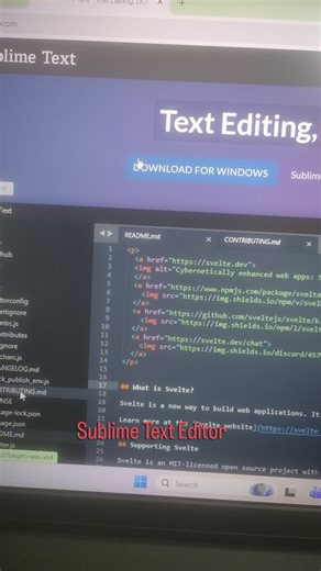 TechWorld4u on Instagram: "Sublime Text Editor How to download and install #sublime #coding #dart #flutter"
