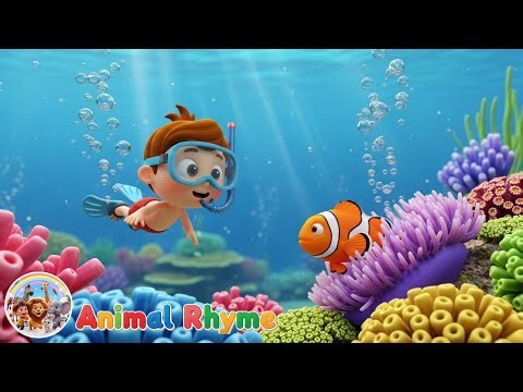 Underwater Animals Learning 🐠🐙 | Ocean Rhyme for Kids