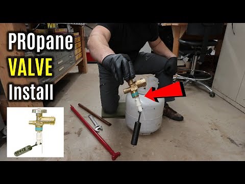 INSTALLING New Propane Tank OPD Fill Valve Assembly | EASY Workshop REPAIR